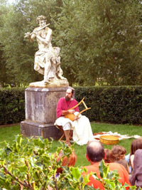 Pascal Minne, musicien reconstituteur avec ma lyre