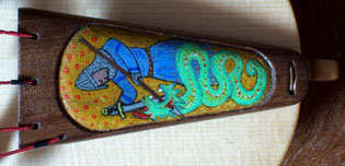 peinture du cordier st georges et le dragon